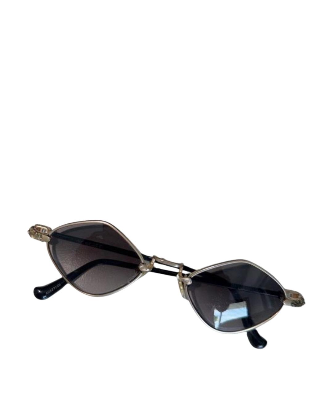 CHROME HEARTS Золотые солнцезащитные очки, фото 1