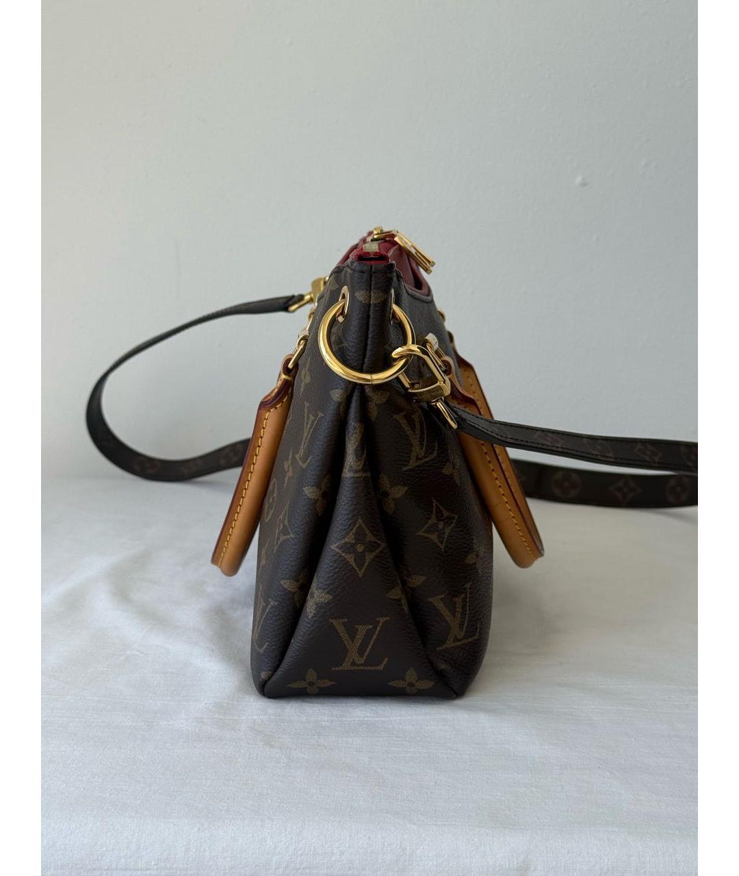 LOUIS VUITTON Коричневая канва сумка через плечо, фото 2