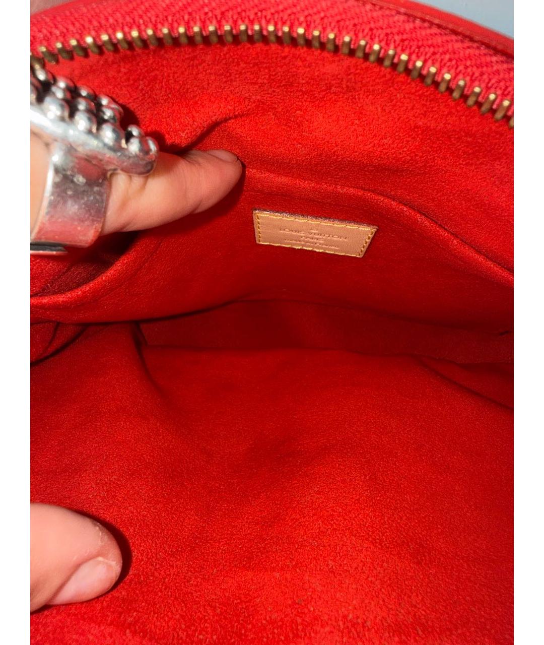LOUIS VUITTON Коричневая канва сумка через плечо, фото 6