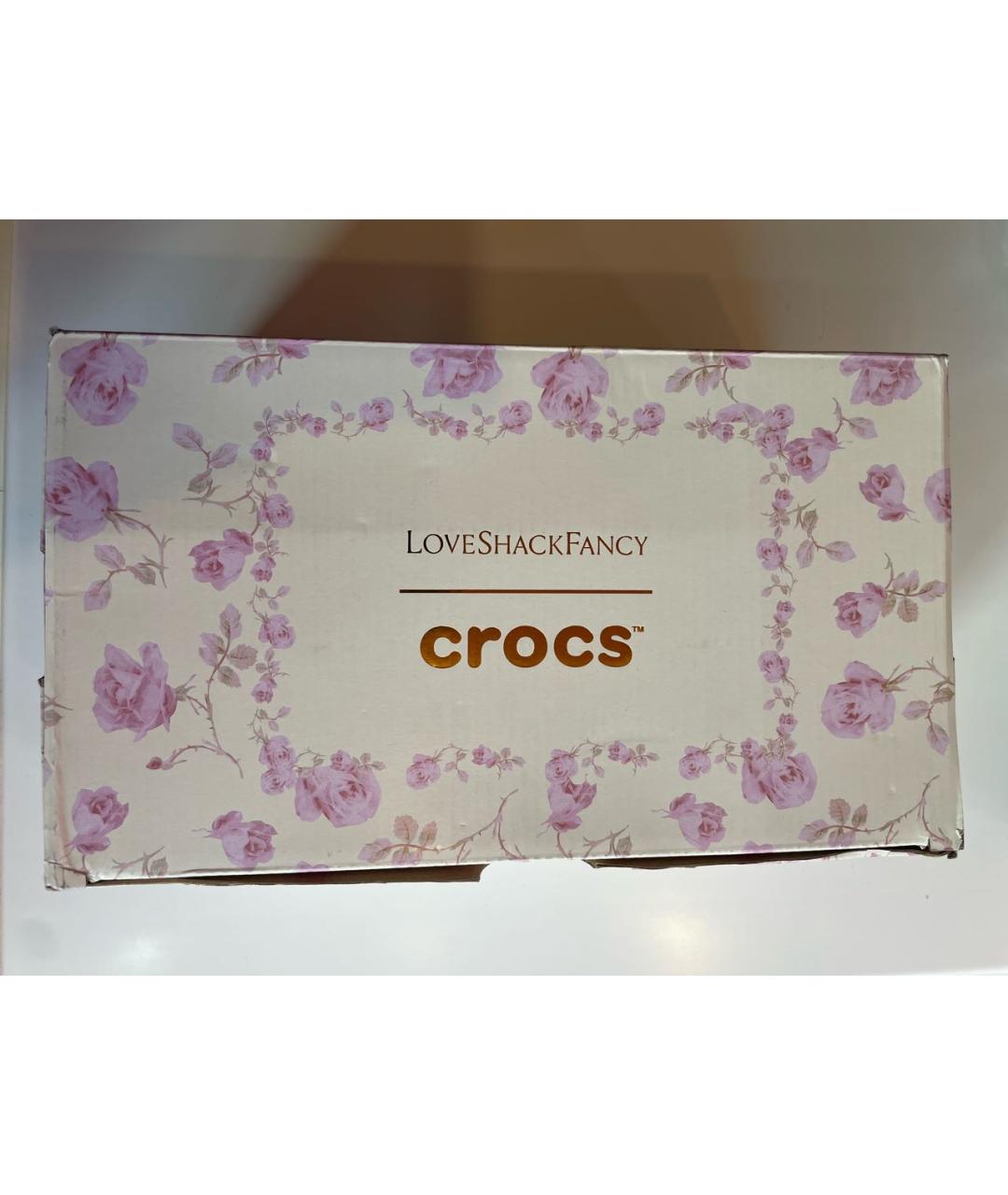 CROCS Белые резиновые сабо, фото 6