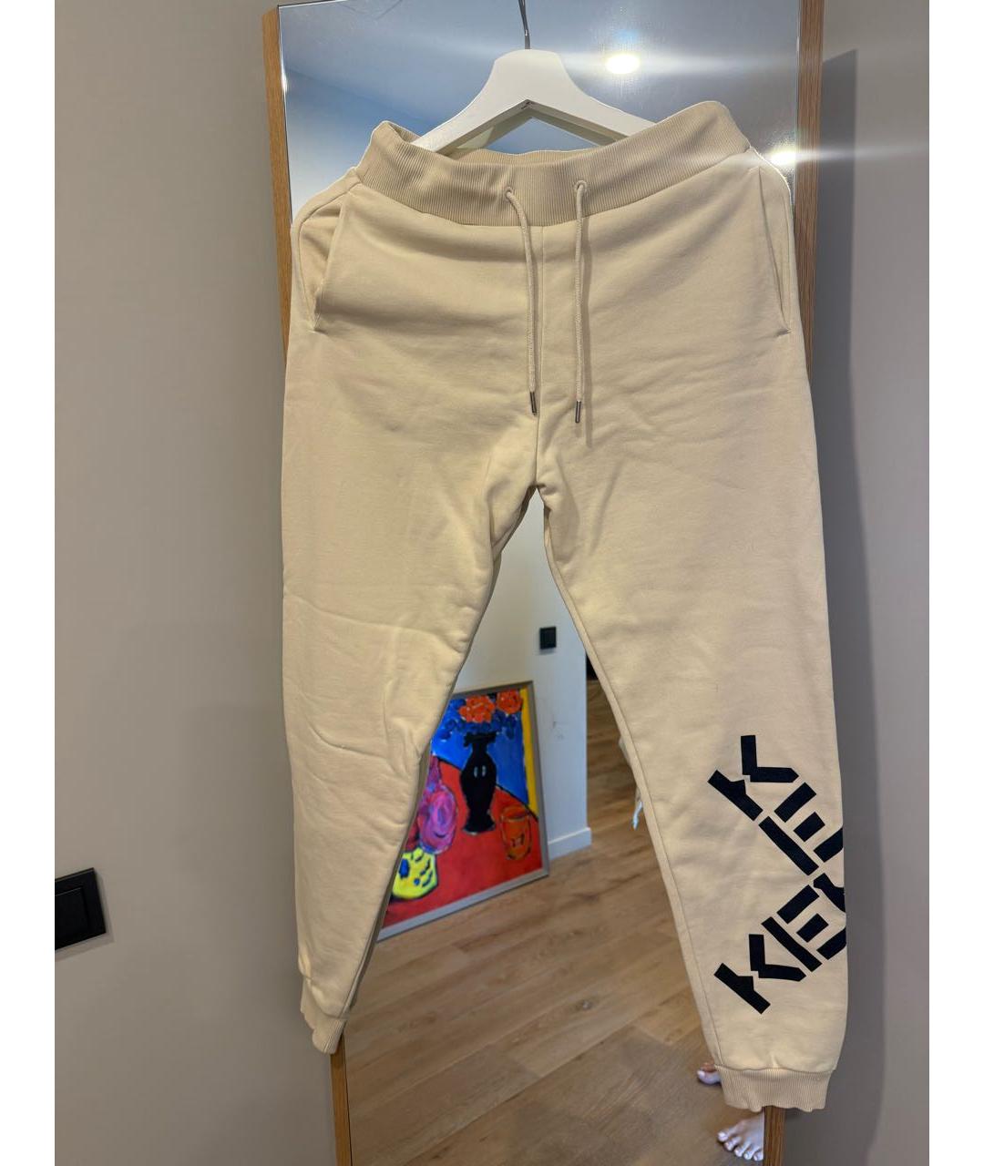 KENZO Бежевый хлопковый спортивные костюмы, фото 2