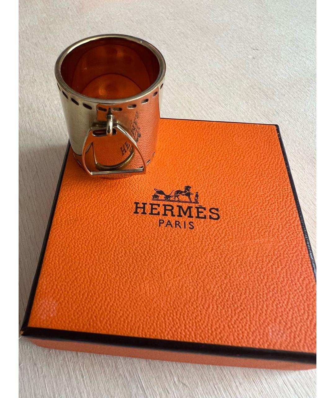 HERMES Золотой платок, фото 5