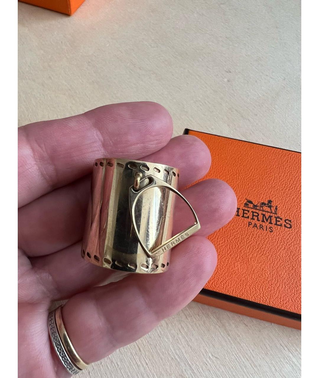 HERMES Золотой платок, фото 4