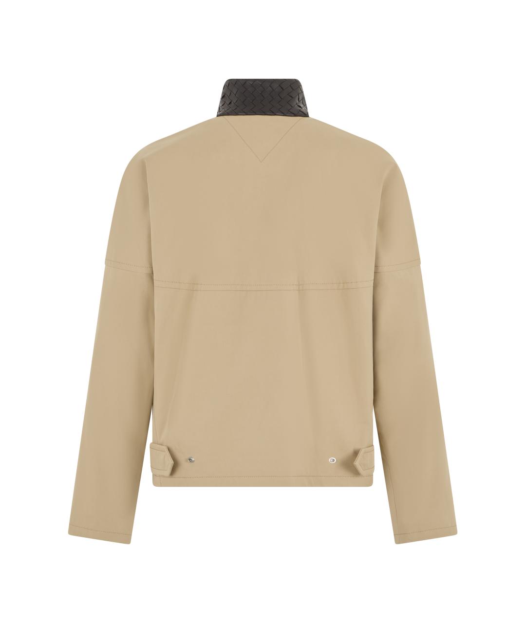 BOTTEGA VENETA Бежевая хлопковая куртка, фото 2