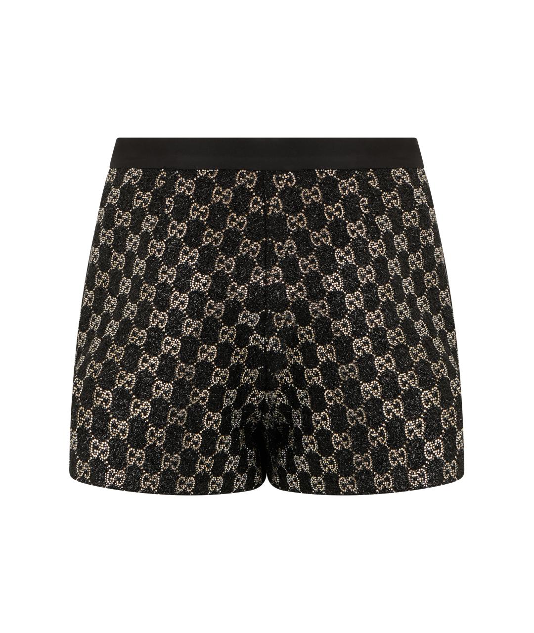 GUCCI Черные вискозные шорты, фото 2