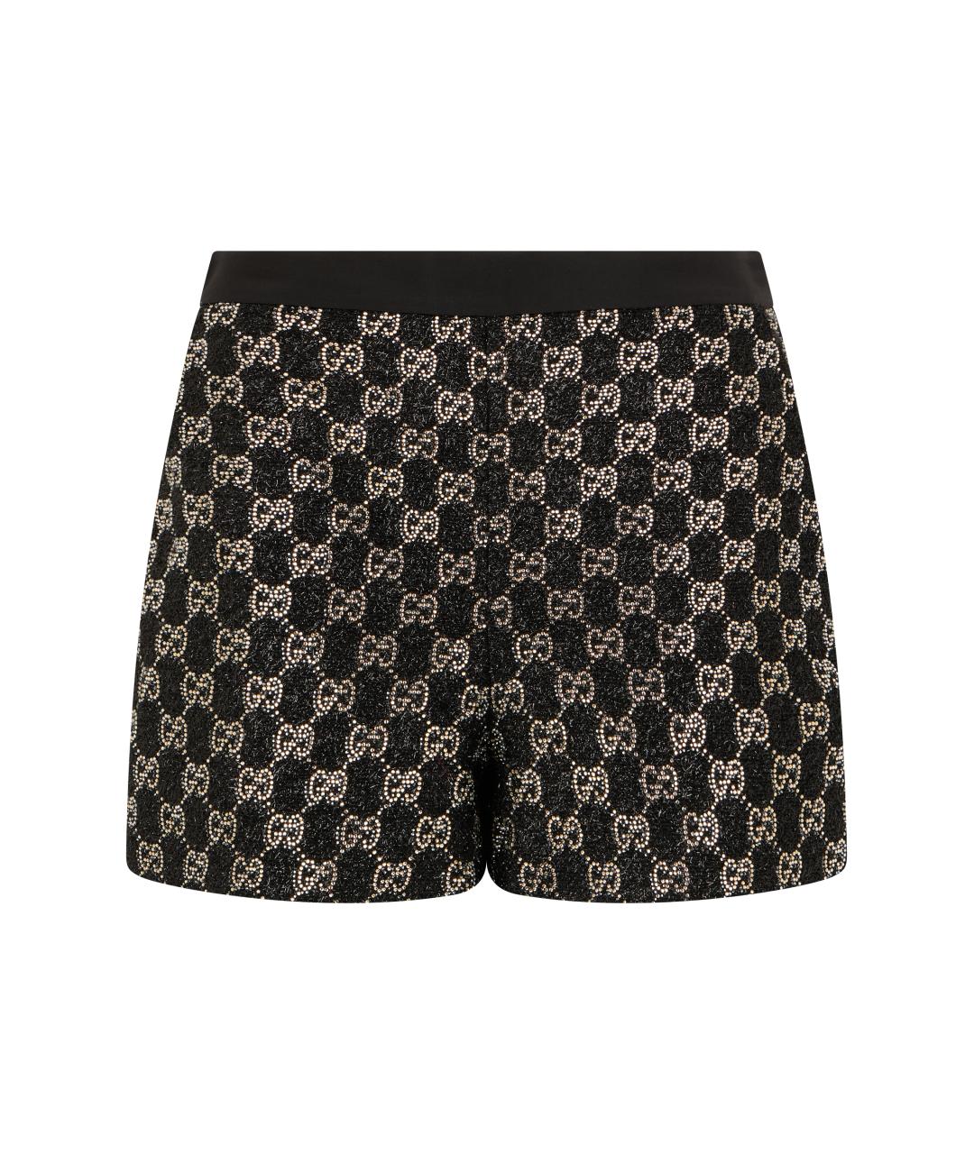 GUCCI Черные вискозные шорты, фото 1