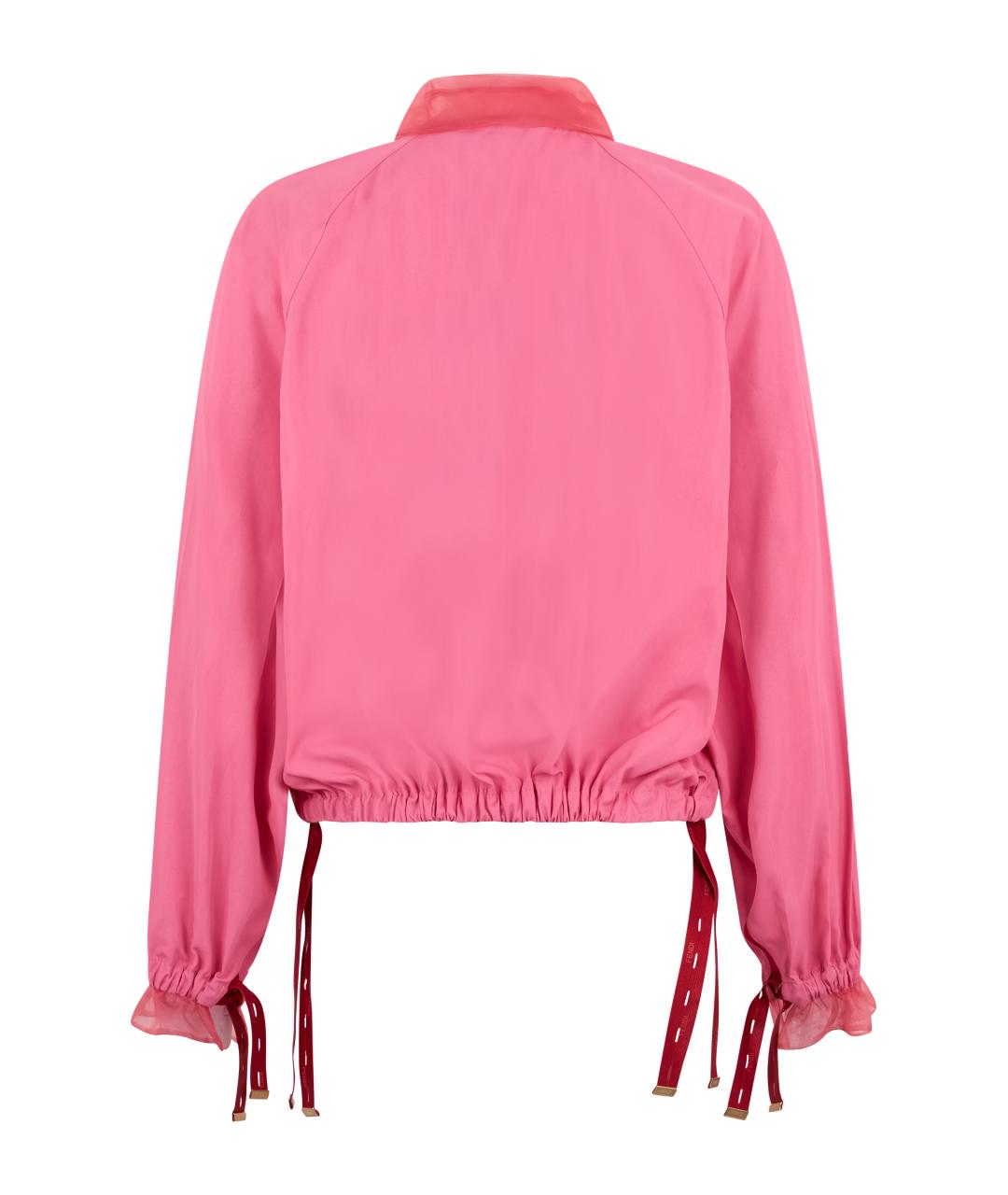 FENDI Розовая вискозная куртка, фото 2