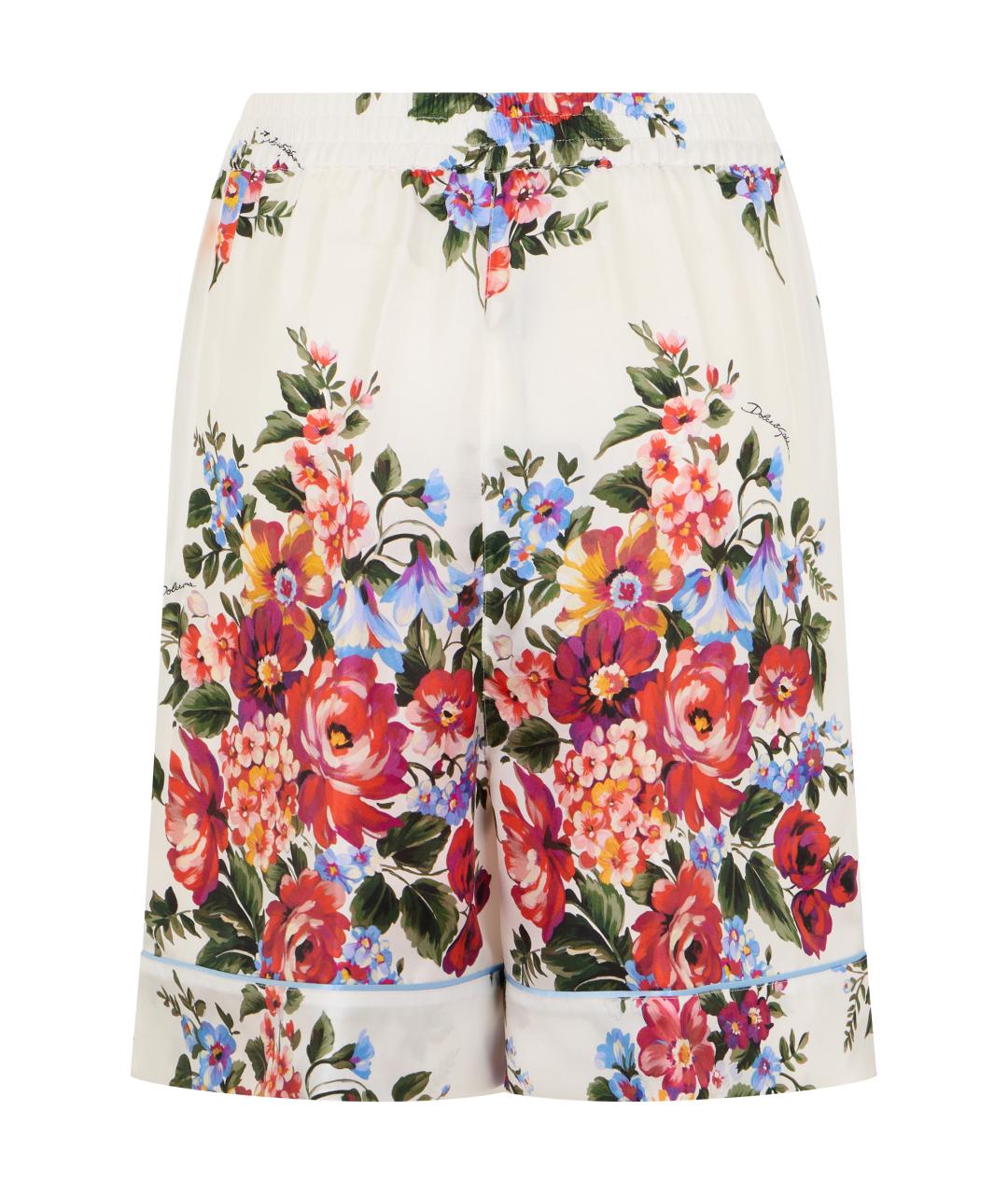 DOLCE&GABBANA Мульти хлопковые шорты, фото 2