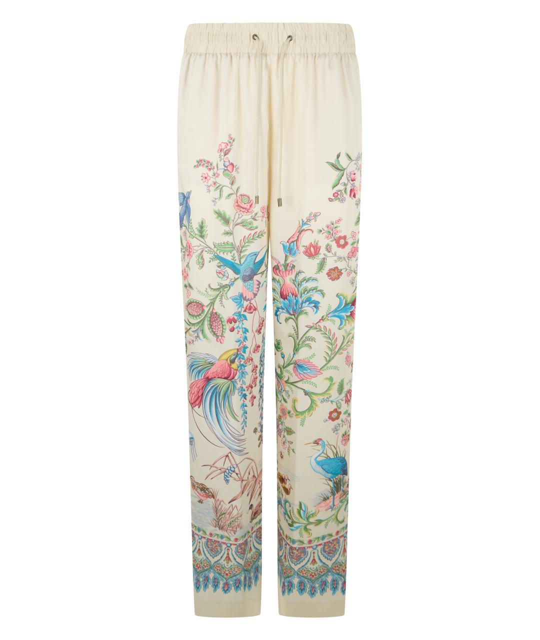 ETRO Мульти полиэстеровые прямые брюки, фото 1