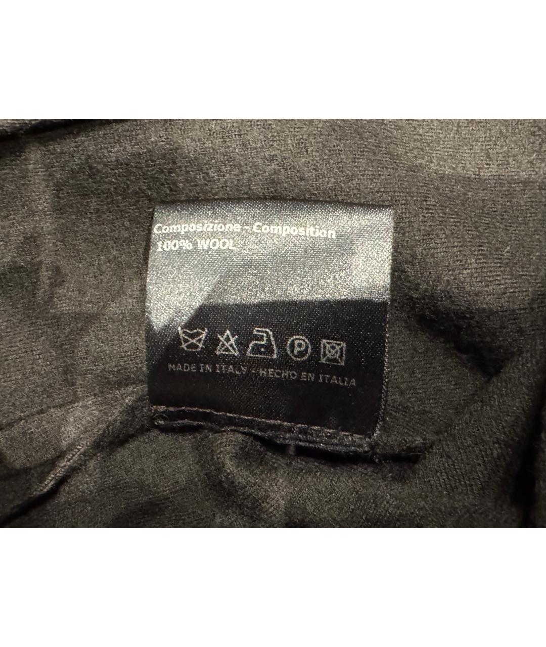 BRIONI Коричневое шерстяное повседневное платье, фото 4