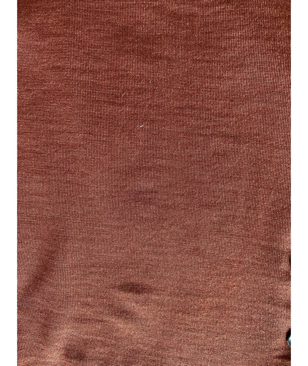 BRIONI Бордовый шерстяной джемпер / свитер, фото 4