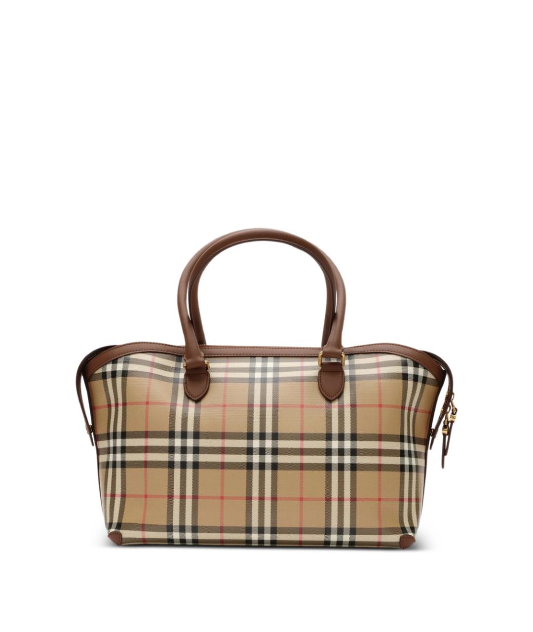BURBERRY Бежевая канва сумка тоут, фото 2