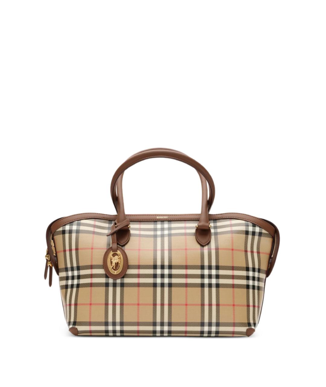 BURBERRY Бежевая канва сумка тоут, фото 1