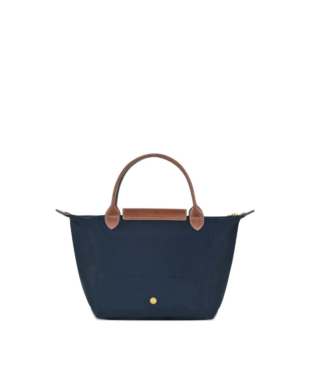 LONGCHAMP Синяя нейлоновая сумка с короткими ручками, фото 2