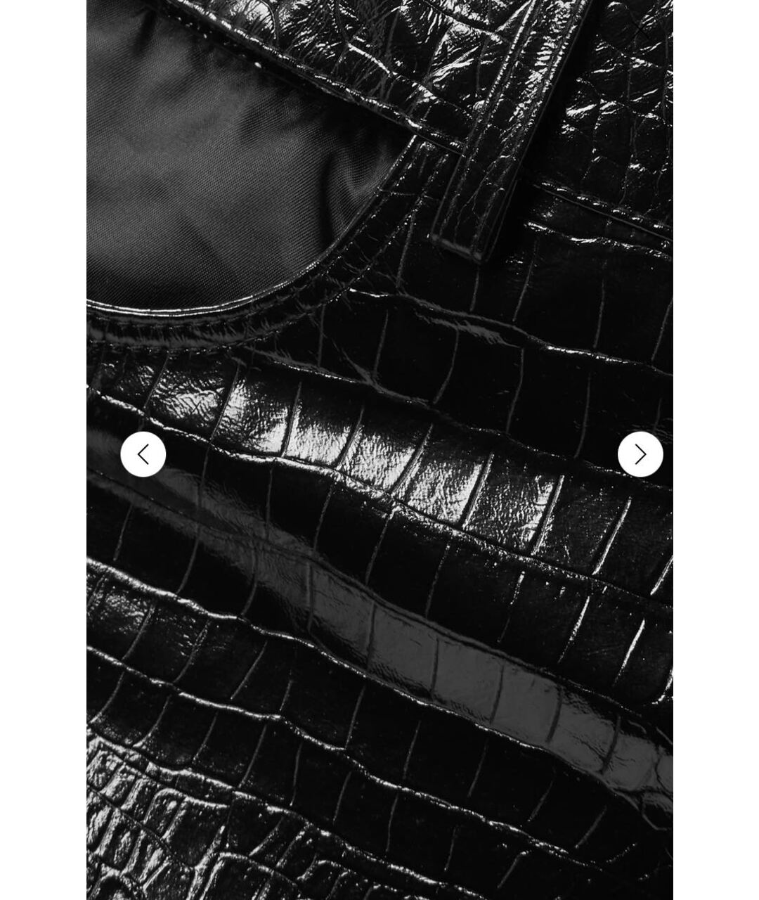 DODO BAR OR Черная кожаная юбка миди, фото 3