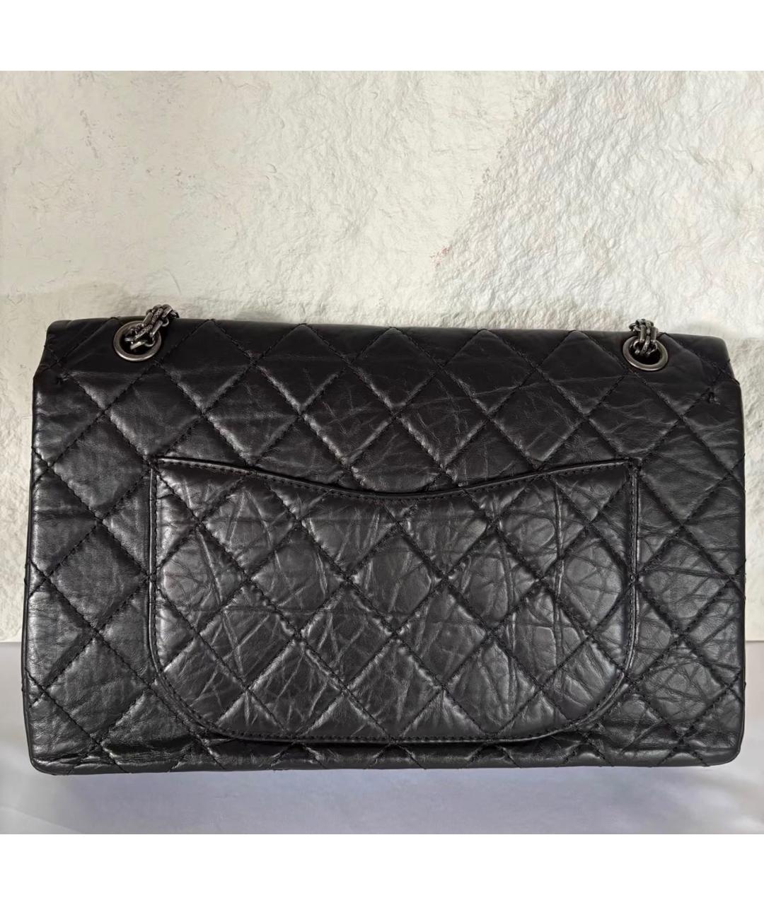 CHANEL Черная кожаная сумка тоут, фото 2
