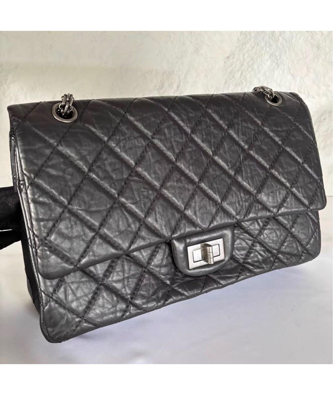 CHANEL Черная кожаная сумка тоут, фото 3