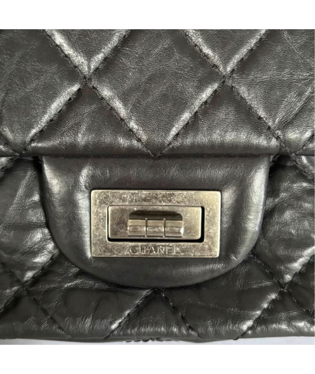 CHANEL Черная кожаная сумка тоут, фото 5
