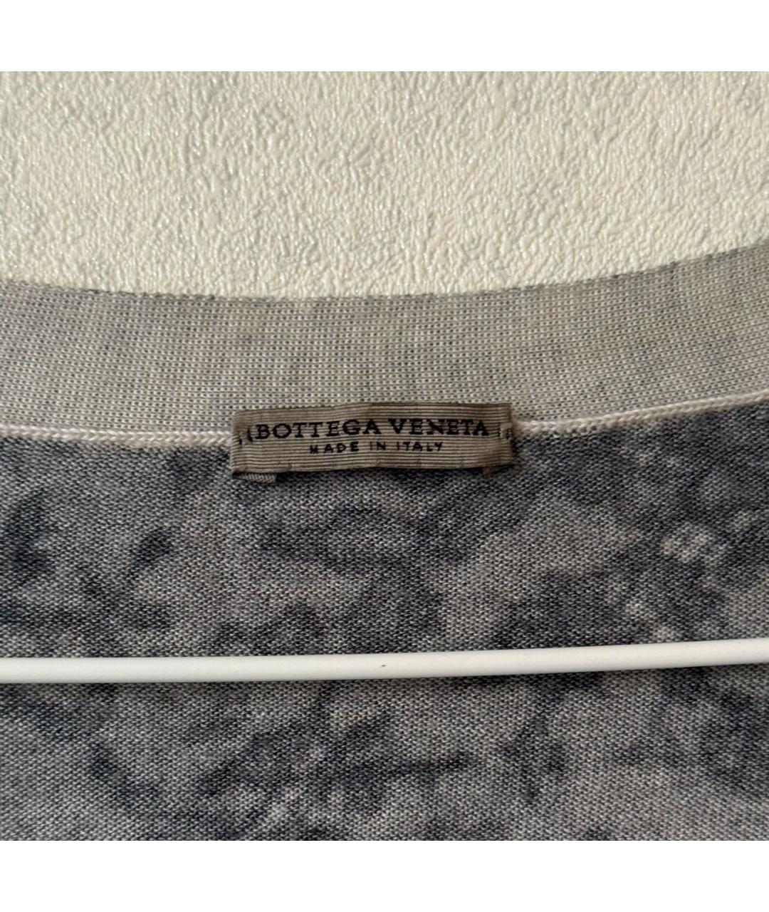 BOTTEGA VENETA Серый кашемировый кардиган, фото 3
