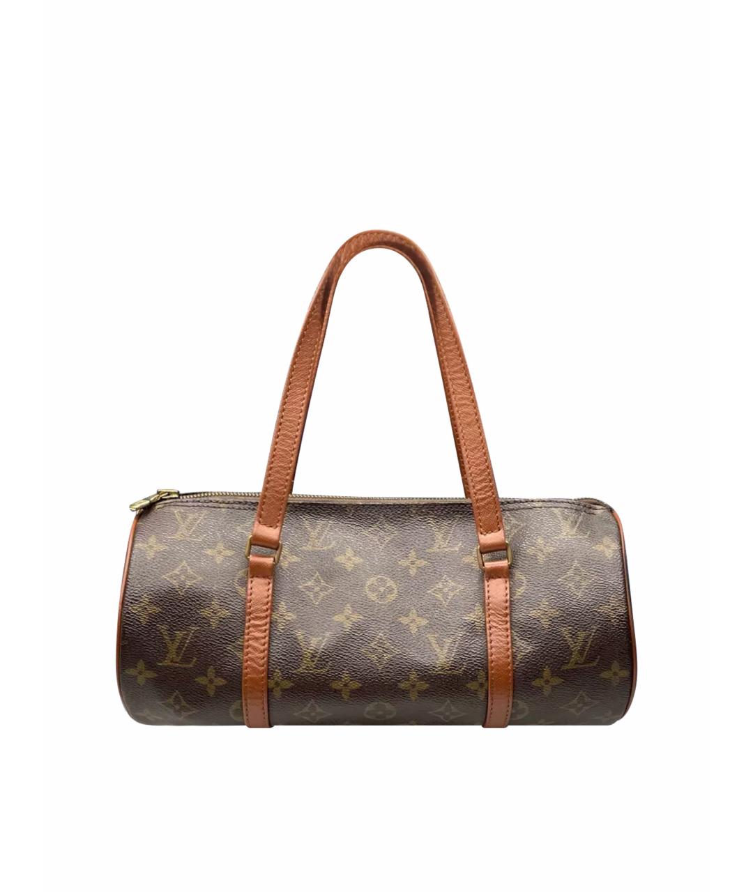 LOUIS VUITTON Коричневая канва сумка через плечо, фото 1
