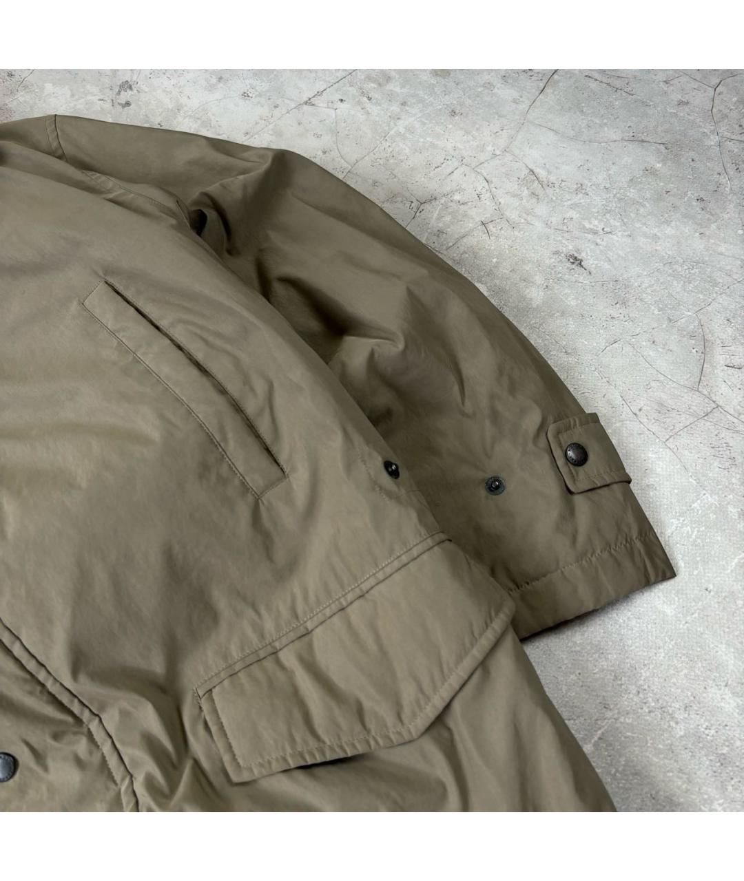 BURBERRY Хаки нейлоновая куртка, фото 4