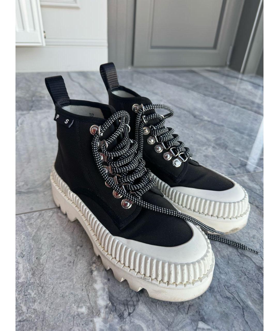 PROENZA SCHOULER Черные текстильные ботинки, фото 7