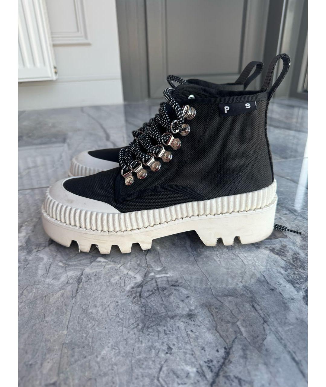 PROENZA SCHOULER Черные текстильные ботинки, фото 9