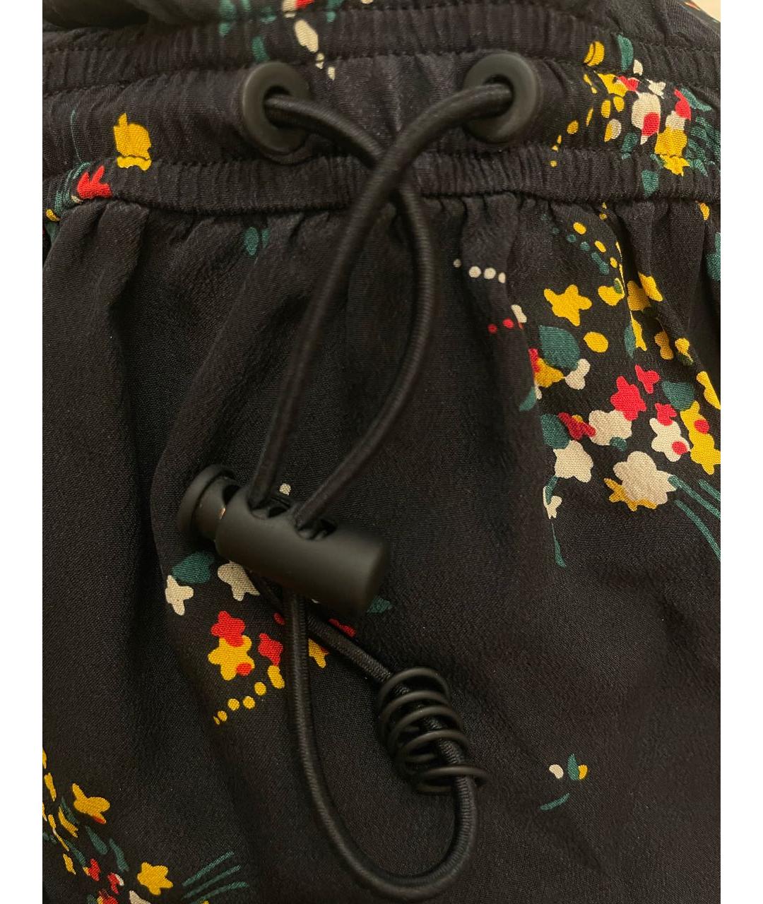 LOUIS VUITTON Черное шелковое повседневное платье, фото 6