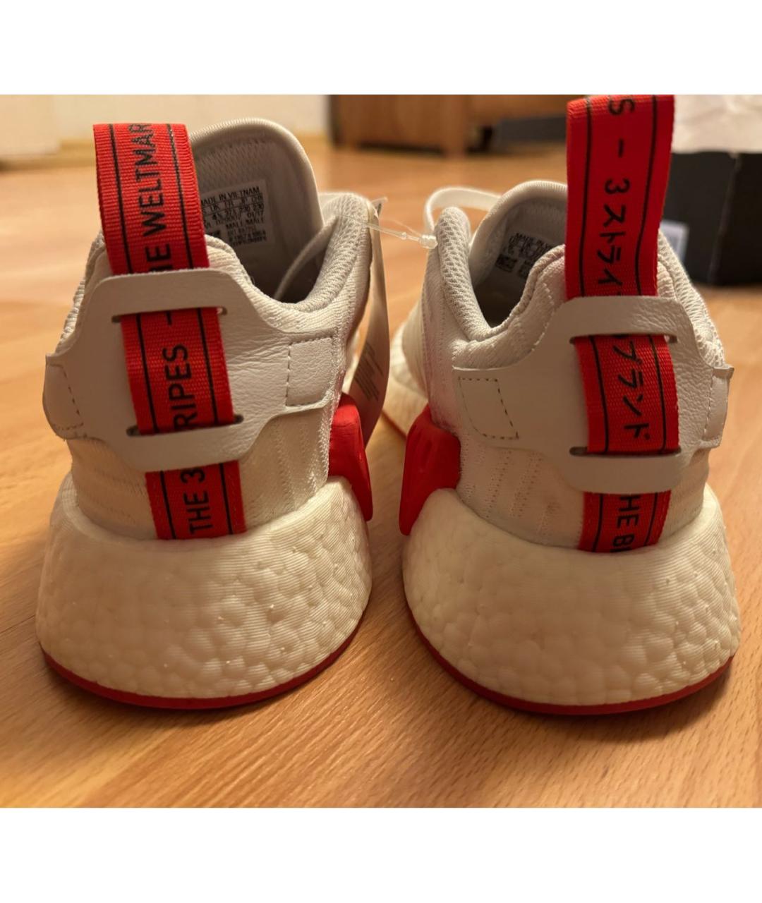 ADIDAS Белые текстильные кроссовки, фото 4