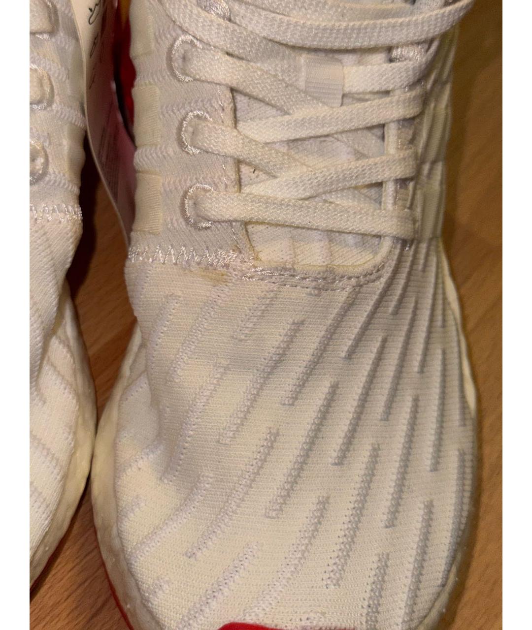 ADIDAS Белые текстильные кроссовки, фото 6