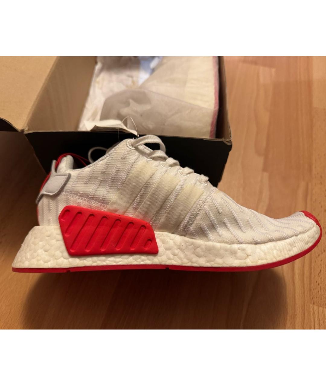 ADIDAS Белые текстильные кроссовки, фото 9