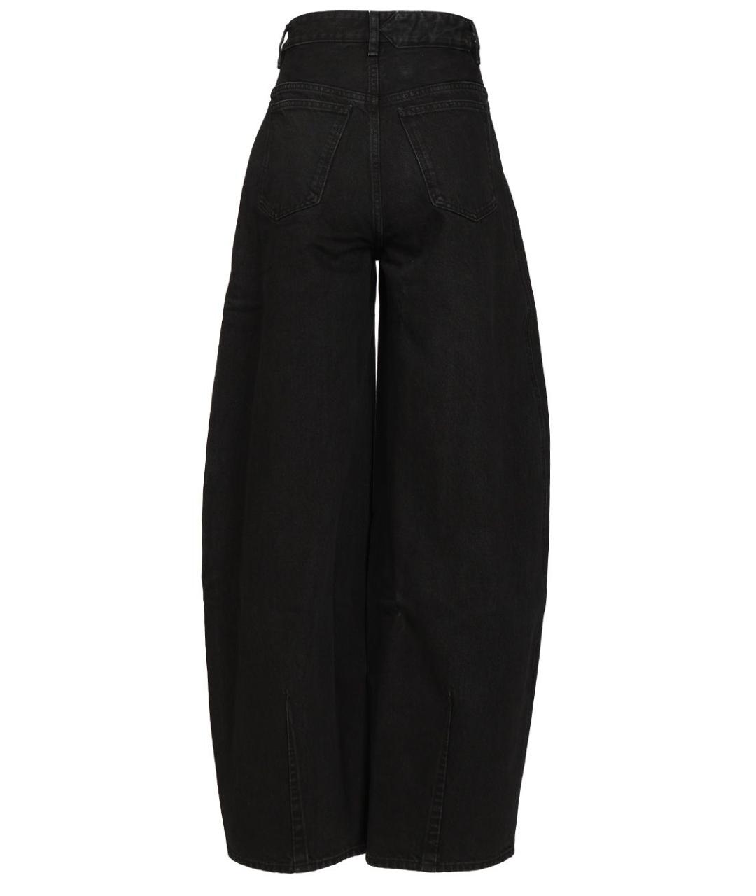 JACQUEMUS Черные хлопковые прямые джинсы, фото 2