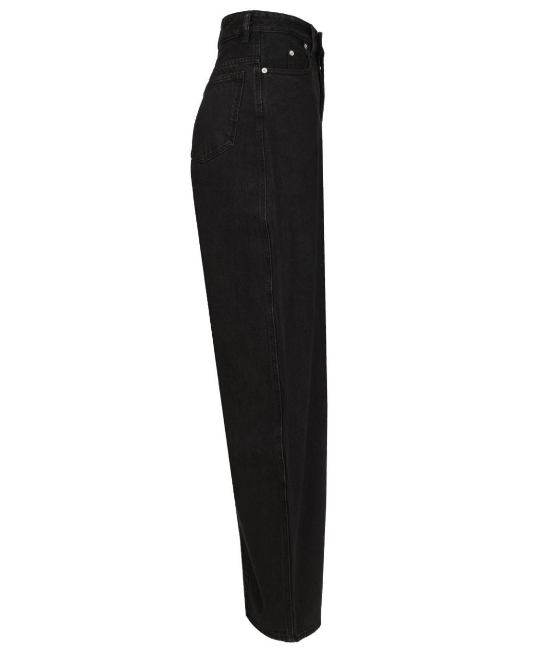 JACQUEMUS Черные хлопковые прямые джинсы, фото 3