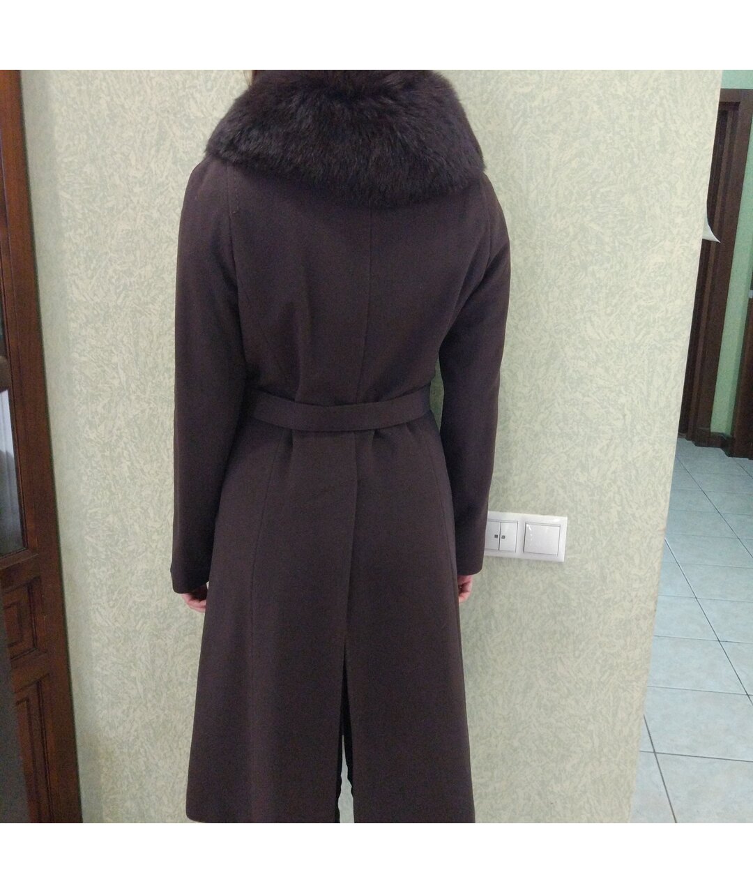 MAX MARA Коричневое шерстяное пальто, фото 2