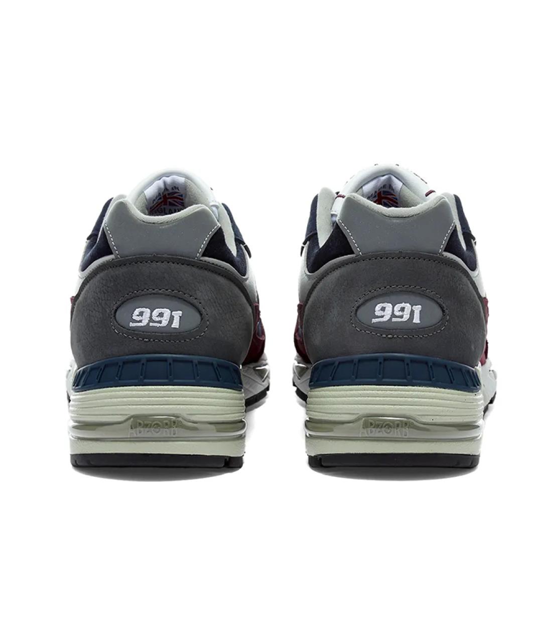NEW BALANCE Бордовые низкие кроссовки / кеды, фото 5
