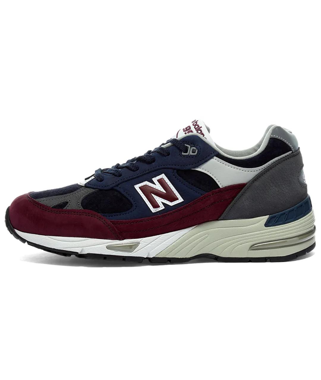NEW BALANCE Бордовые низкие кроссовки / кеды, фото 4