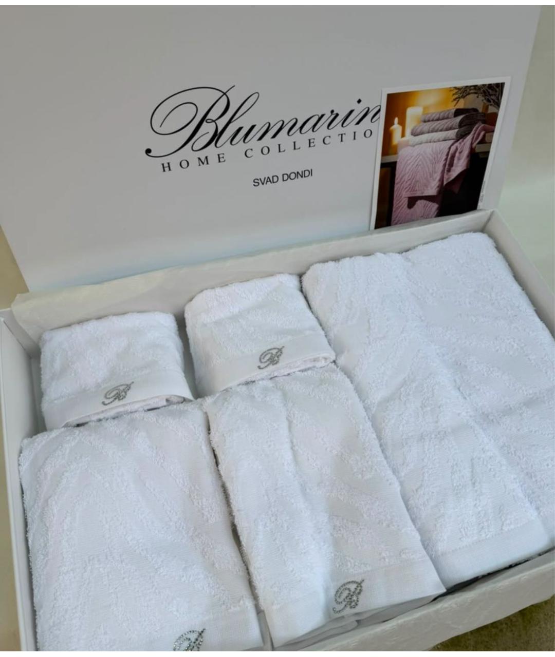 BLUMARINE Белое хлопковое полотенце, фото 8