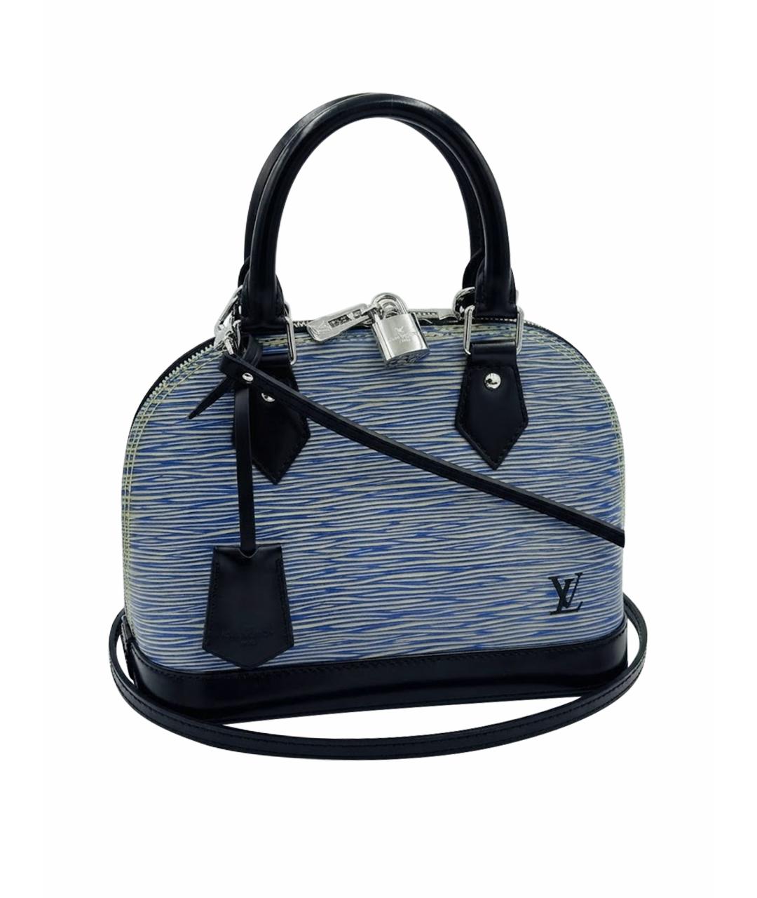 LOUIS VUITTON Синяя кожаная сумка через плечо, фото 1