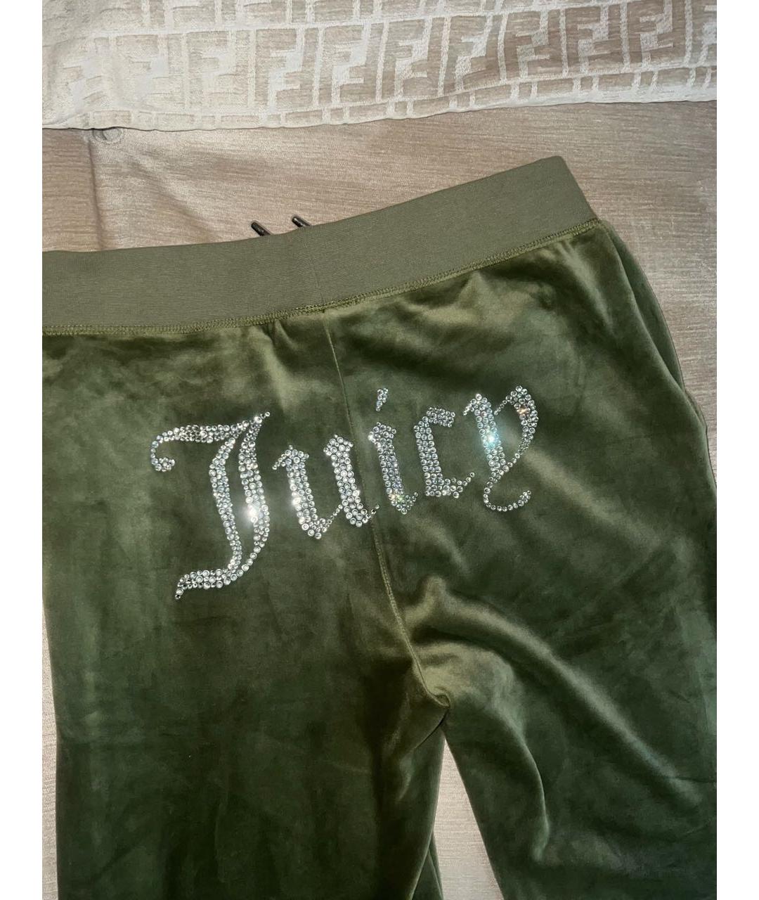 JUICY COUTURE Хаки велюровый спортивные костюмы, фото 8