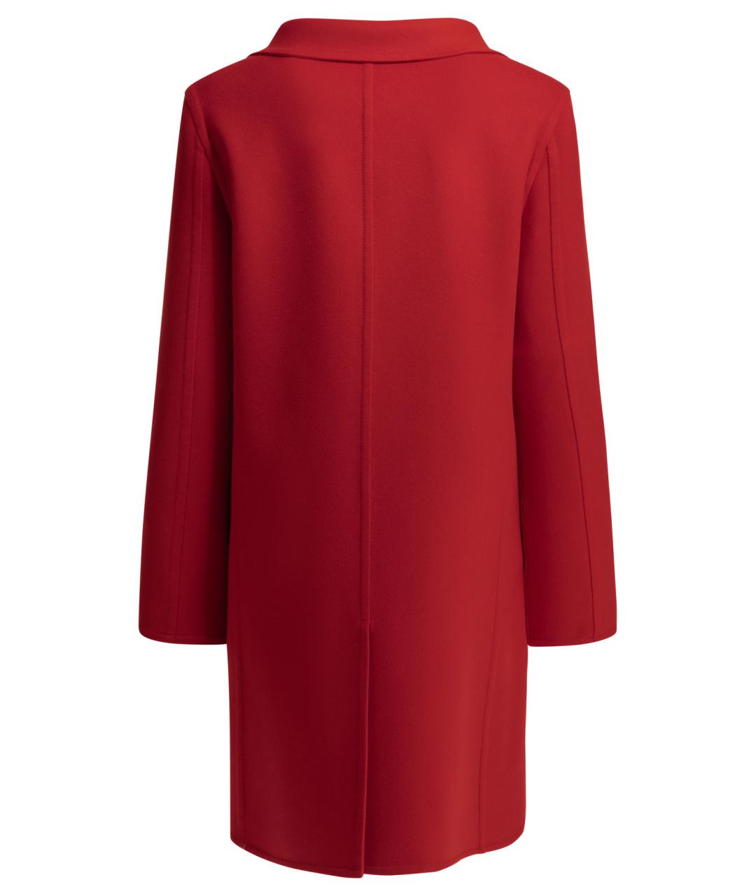 VALENTINO Красное шерстяное пальто, фото 2