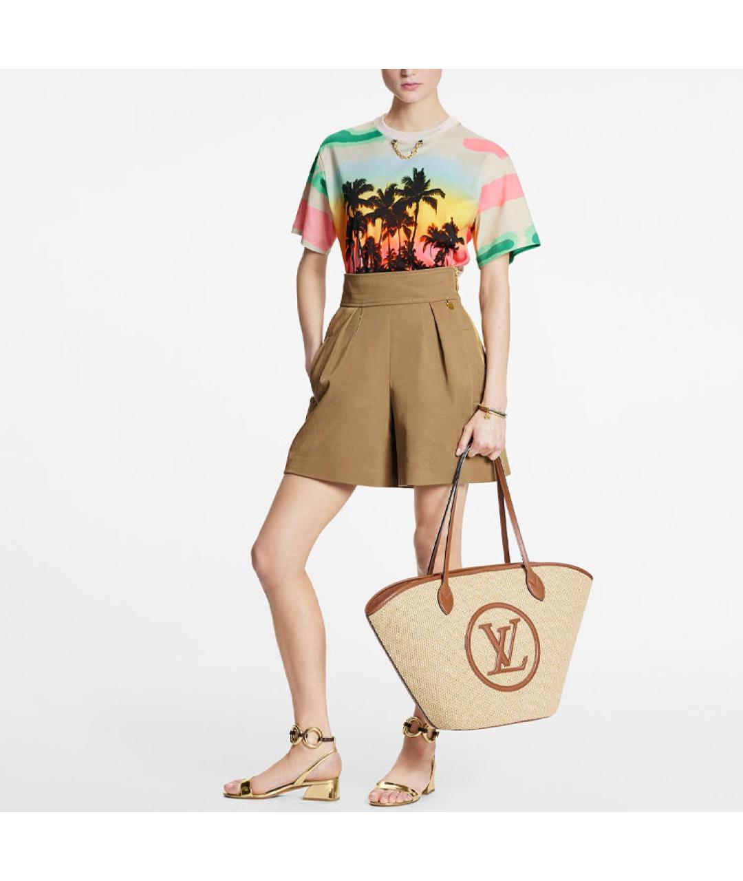 LOUIS VUITTON Мульти футболка, фото 2
