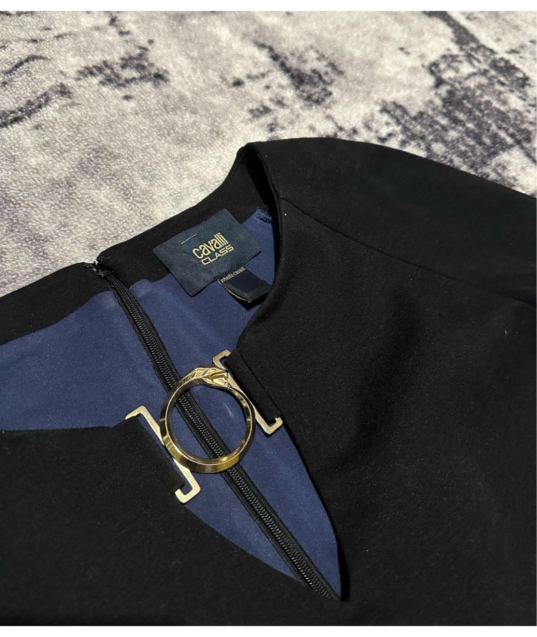 ROBERTO CAVALLI Мульти вискозное повседневное платье, фото 4