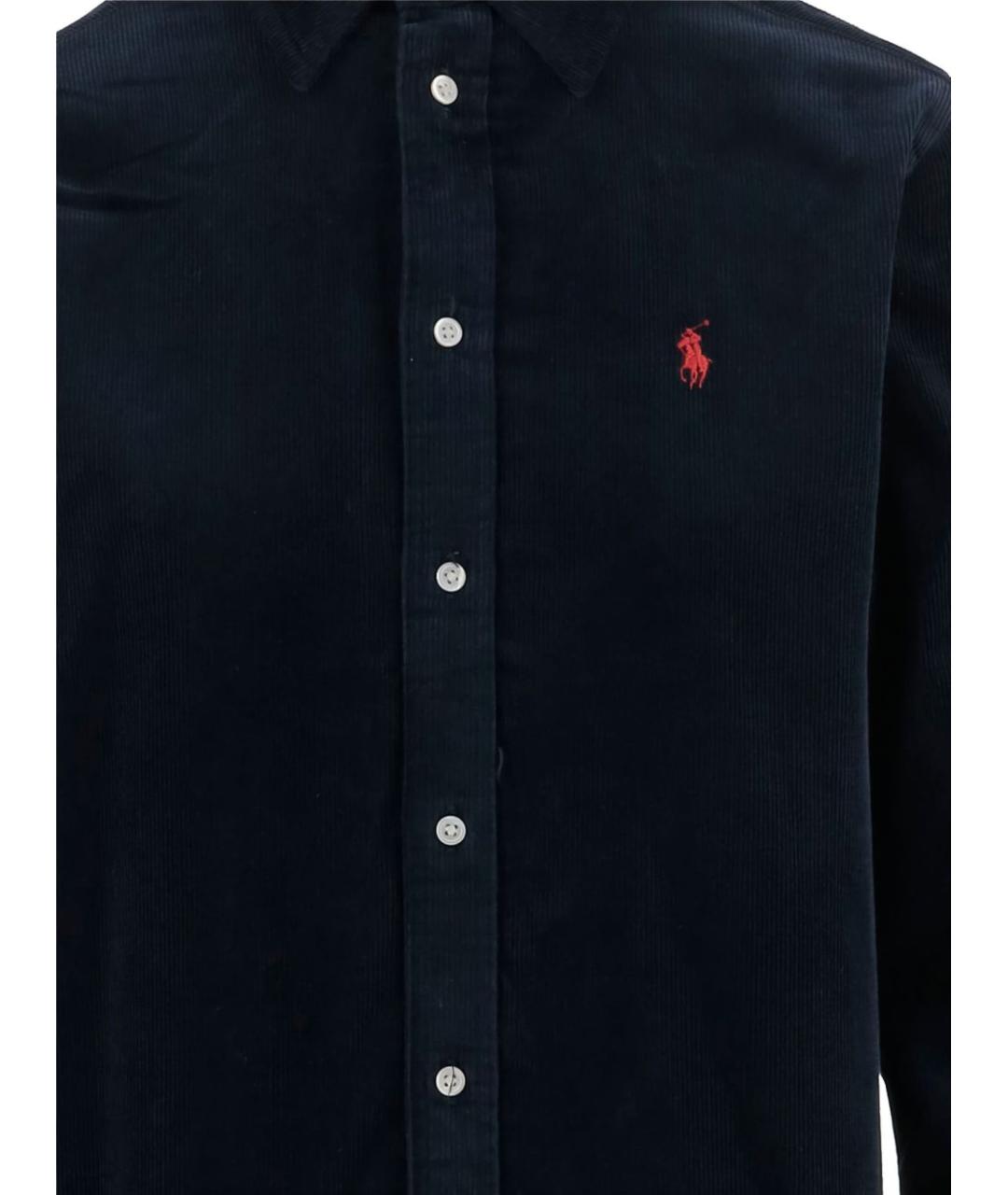 POLO RALPH LAUREN Синяя хлопковая рубашка, фото 3