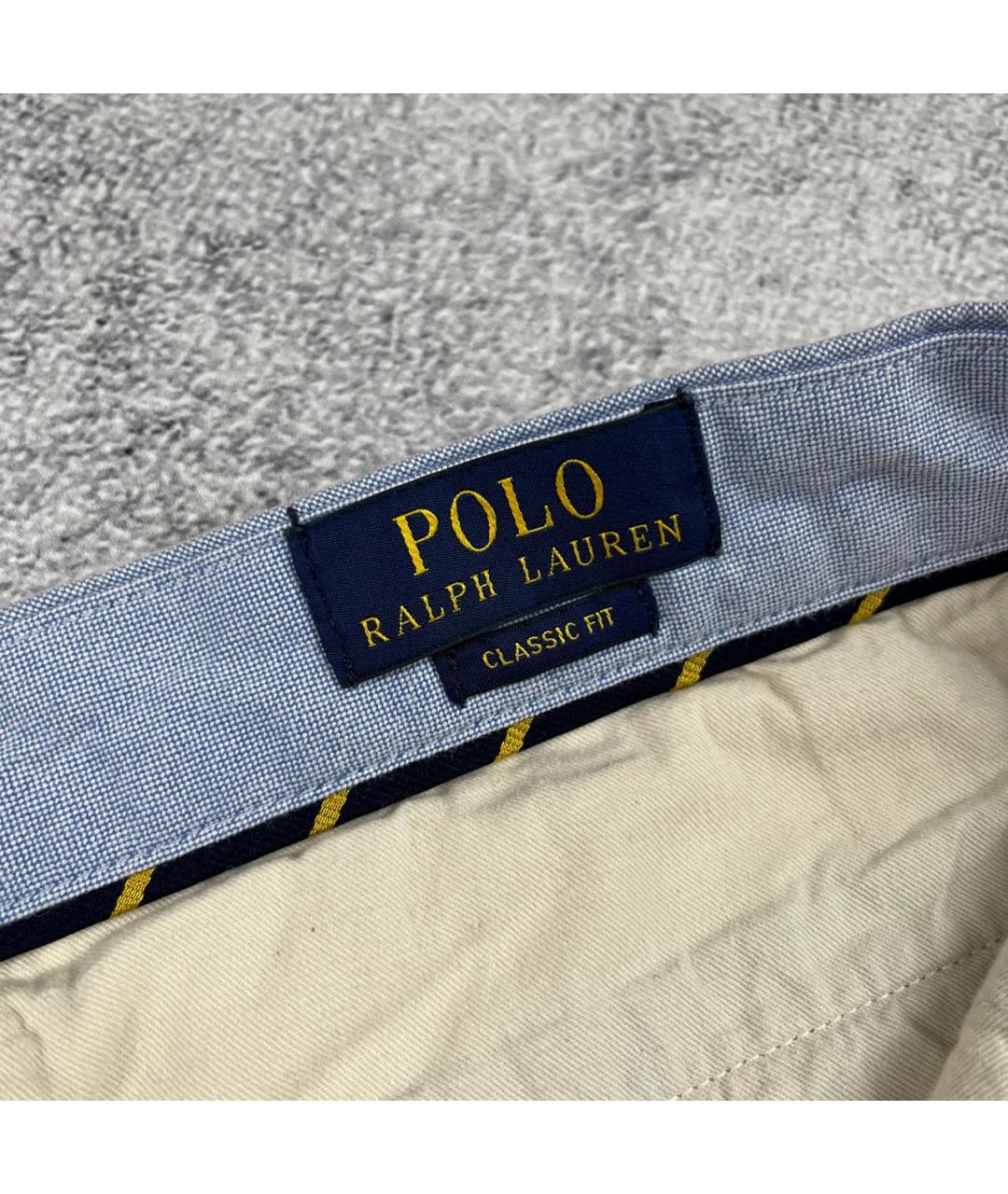 POLO RALPH LAUREN Голубые хлопковые шорты, фото 5