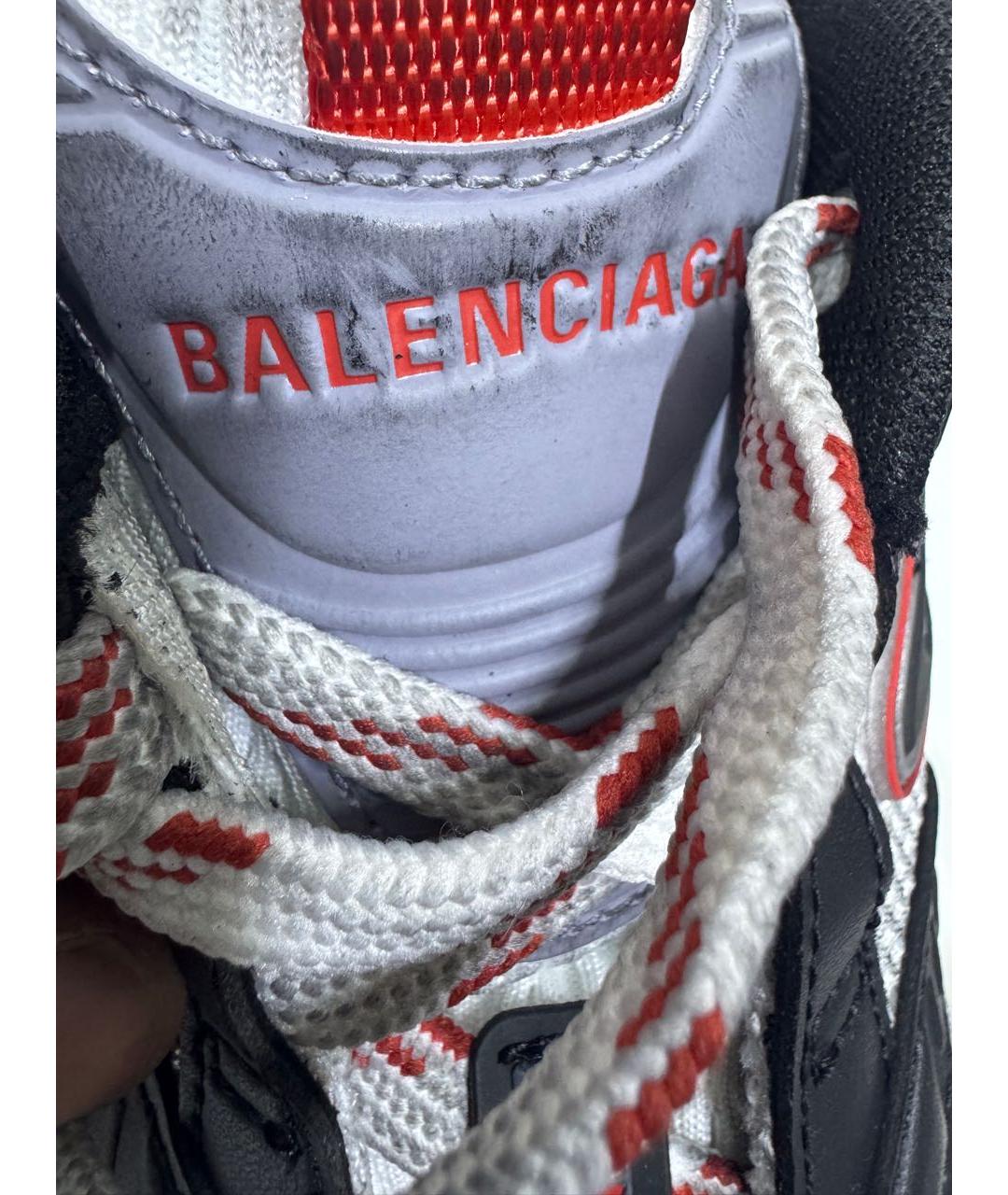 BALENCIAGA Антрацитовые низкие кроссовки / кеды, фото 5