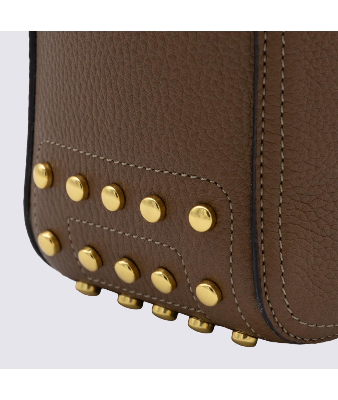 TOD'S Коричневая кожаная сумка через плечо, фото 4