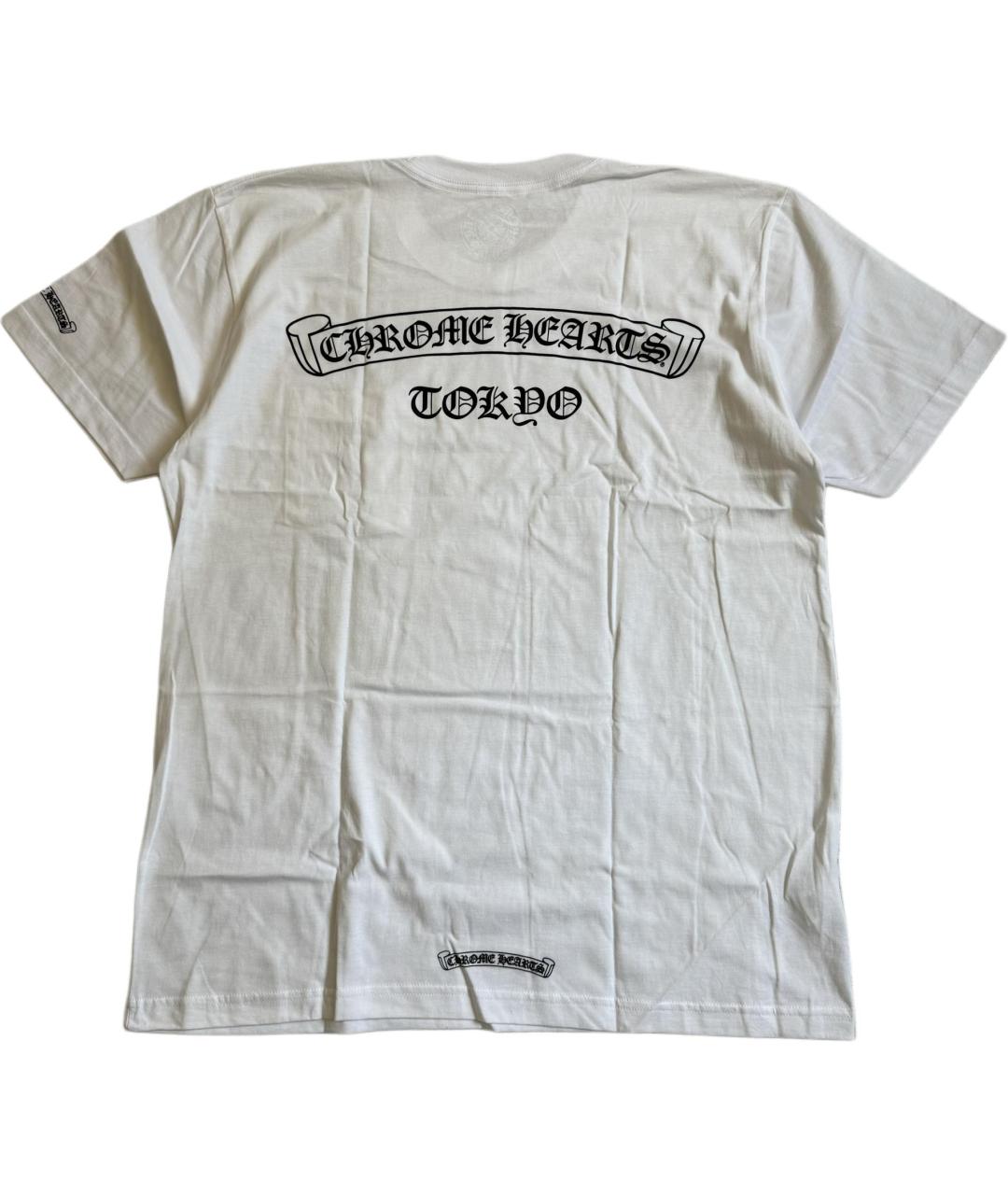 CHROME HEARTS Белая хлопковая футболка, фото 2