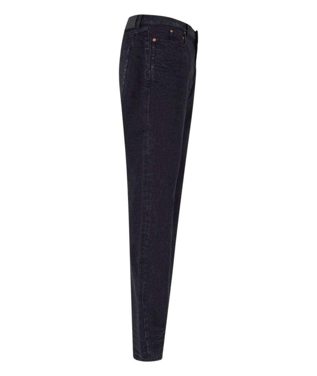 SAINT LAURENT Черные хлопковые джинсы, фото 2