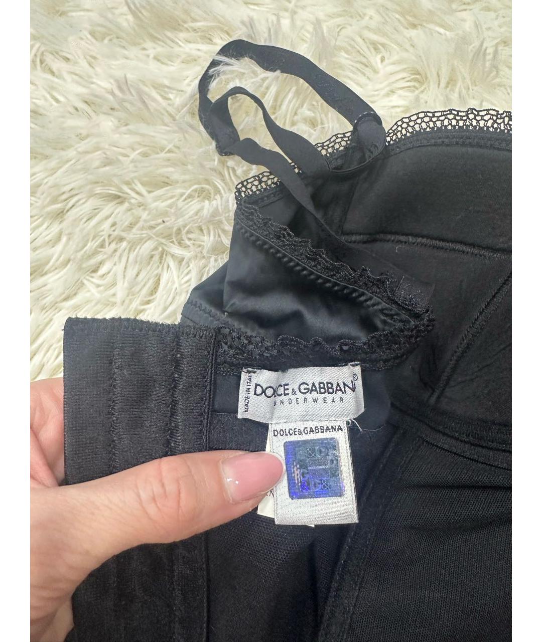 DOLCE&GABBANA Черный корсет, фото 5