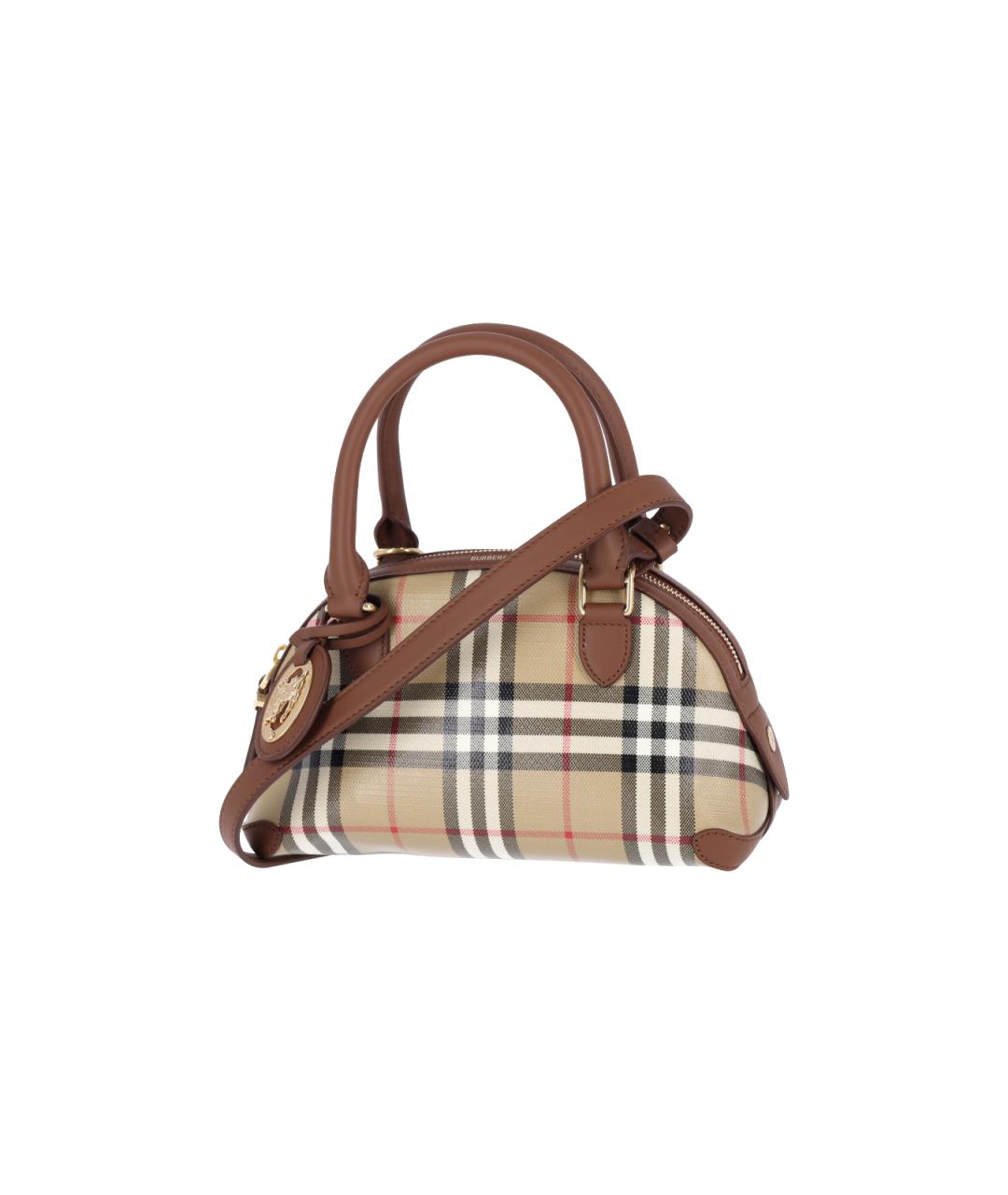 BURBERRY Бежевая хлопковая сумка тоут, фото 2